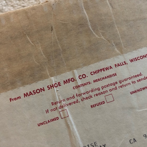 B.A. MASON Vintage Wingtips - Executive Imperials - sent to my friend in 1971‼️ - Picture 16 of 16